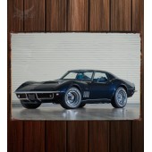 Металлическая табличка Corvette Stingray L36 427 Coupe